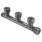 Category 3 - Port Manifold Tee Swivel x Mipt x Swivel Br w/ O-ring Seal image