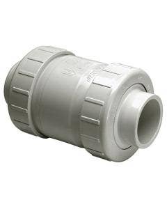 True Union Swing Check Valves, White
